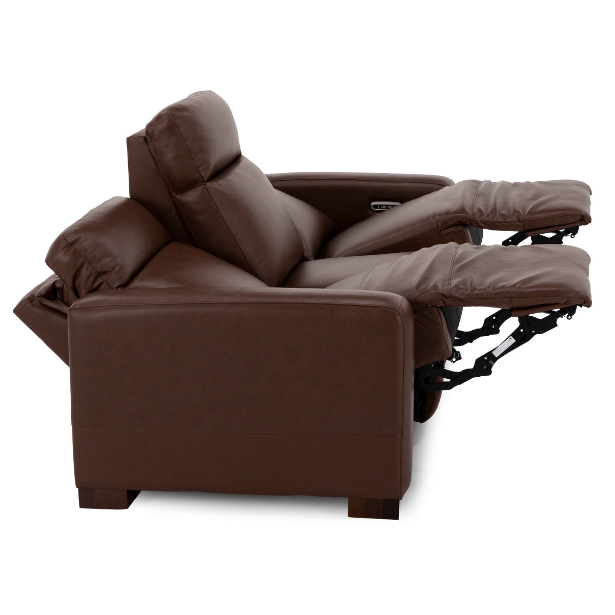 Acadia Leather Power Headrest Zero Gravity Reclining Sofa