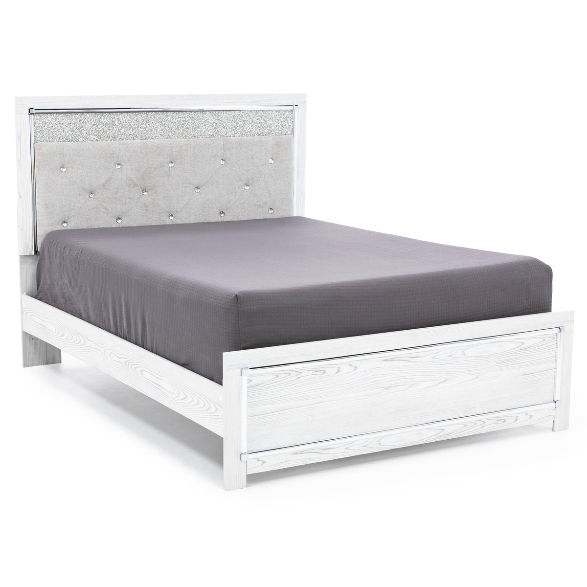 Alexa Upholstered Panel Bed